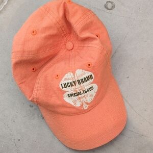 Lucky Brand‎ Clover Orange Women's Baseball Hat
